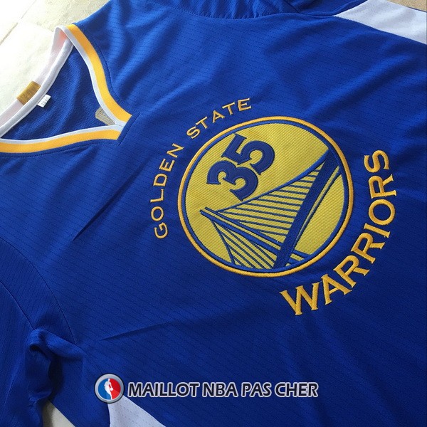 Maillot Authentique Manche Courte Golden State Warriors Duarant 35 Bleu